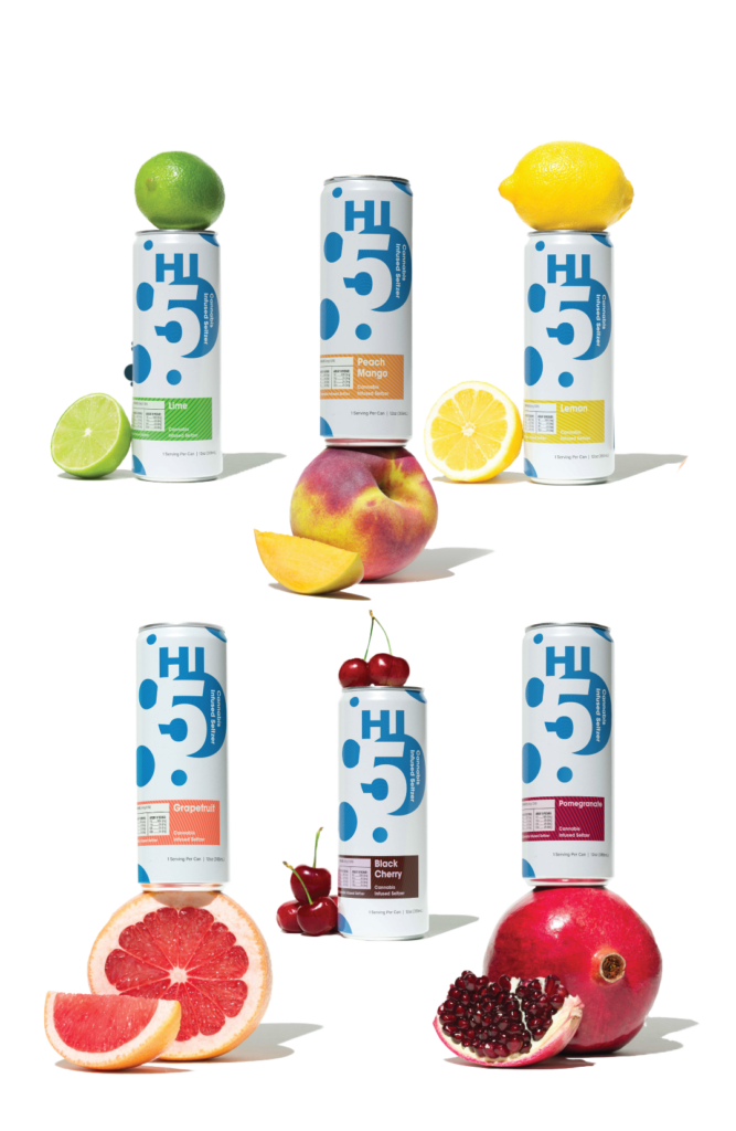 Hi5 Cannabis Seltzer Fruit Flavors