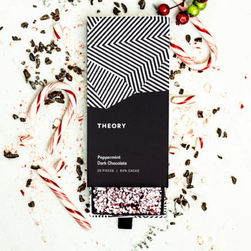 Theory Wellness THC Edible Peppermint Dark Chocolate Bar