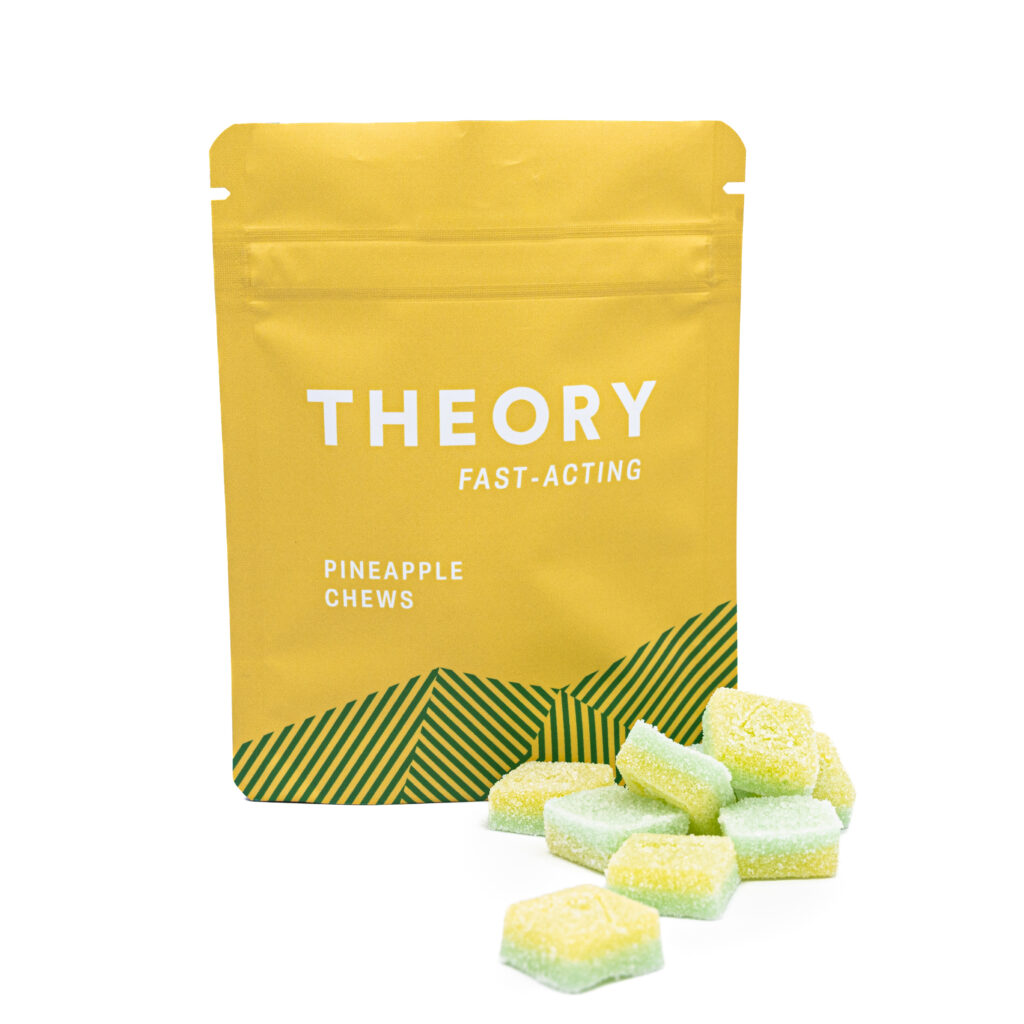 Fast Acting Pineapple THC Chews Dispensary Theory Wellness