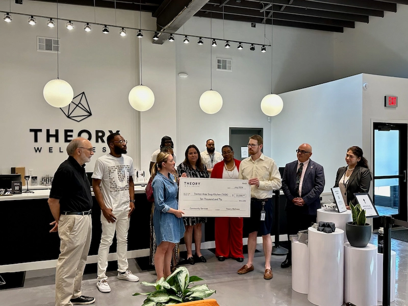 Theory Wellness is making a $10,000 donation to the Trenton Area Soup Kitchen (TASK) to support their mobile food kitchen.